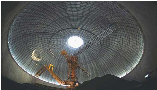 境外发电厂干煤棚网架