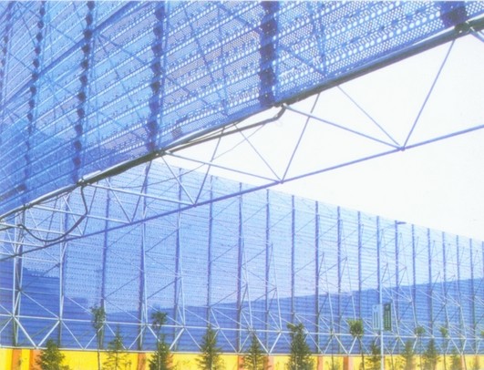 境外环保扫风墙网架工程